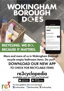 recycling app Woodley 