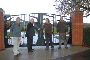 Woodley memorial gates