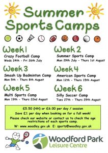 WPLC summer sports camps