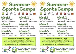WPLC summer camps Woodley