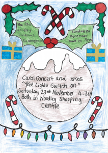 Christmas poster competition winner woodley town centre 2019