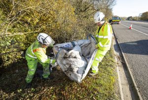 fly tipping A329m