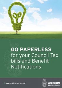 paperless billing wokingham borough council