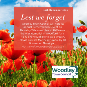 remembrance 2021 woodley