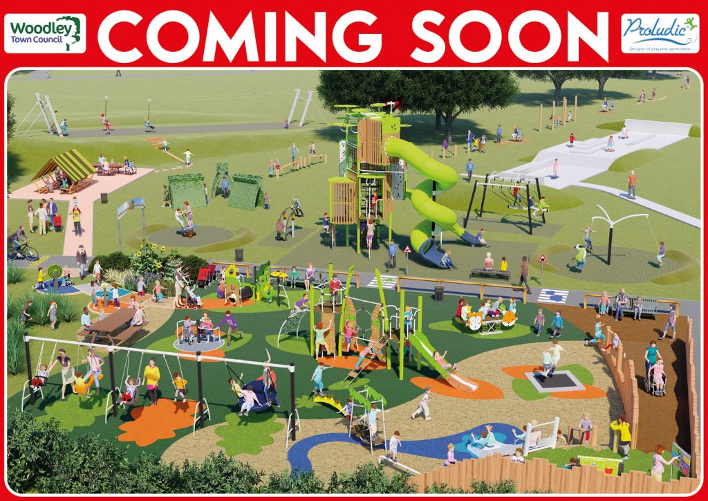 new play park at Woodford Park
