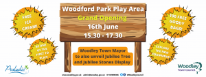 Woodford Park play area opening