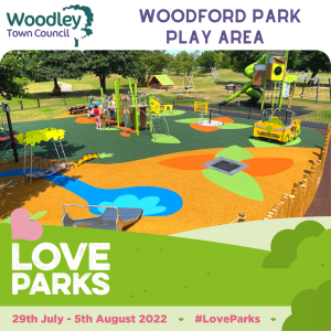 love parks week Woodford Park play area